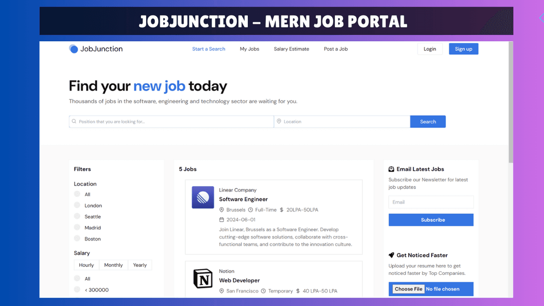 MERN Job Portal
